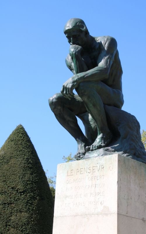 The Thinker by Auguste Rodin, Rodin Museum Paris